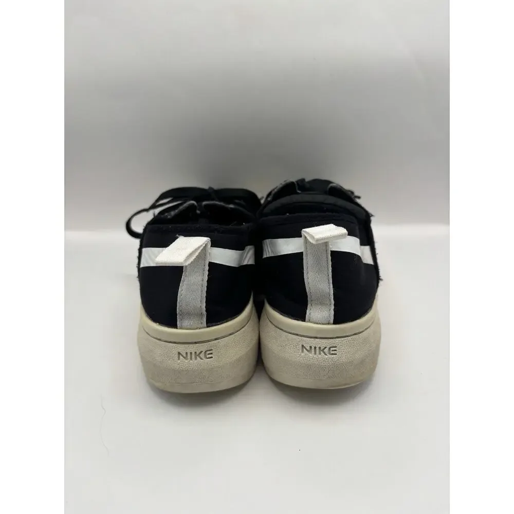 Nike Court Vision Alta TXT Black And White Sneakers Women Size 8